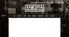 Desktop Screenshot of karczma-wieliczka.pl